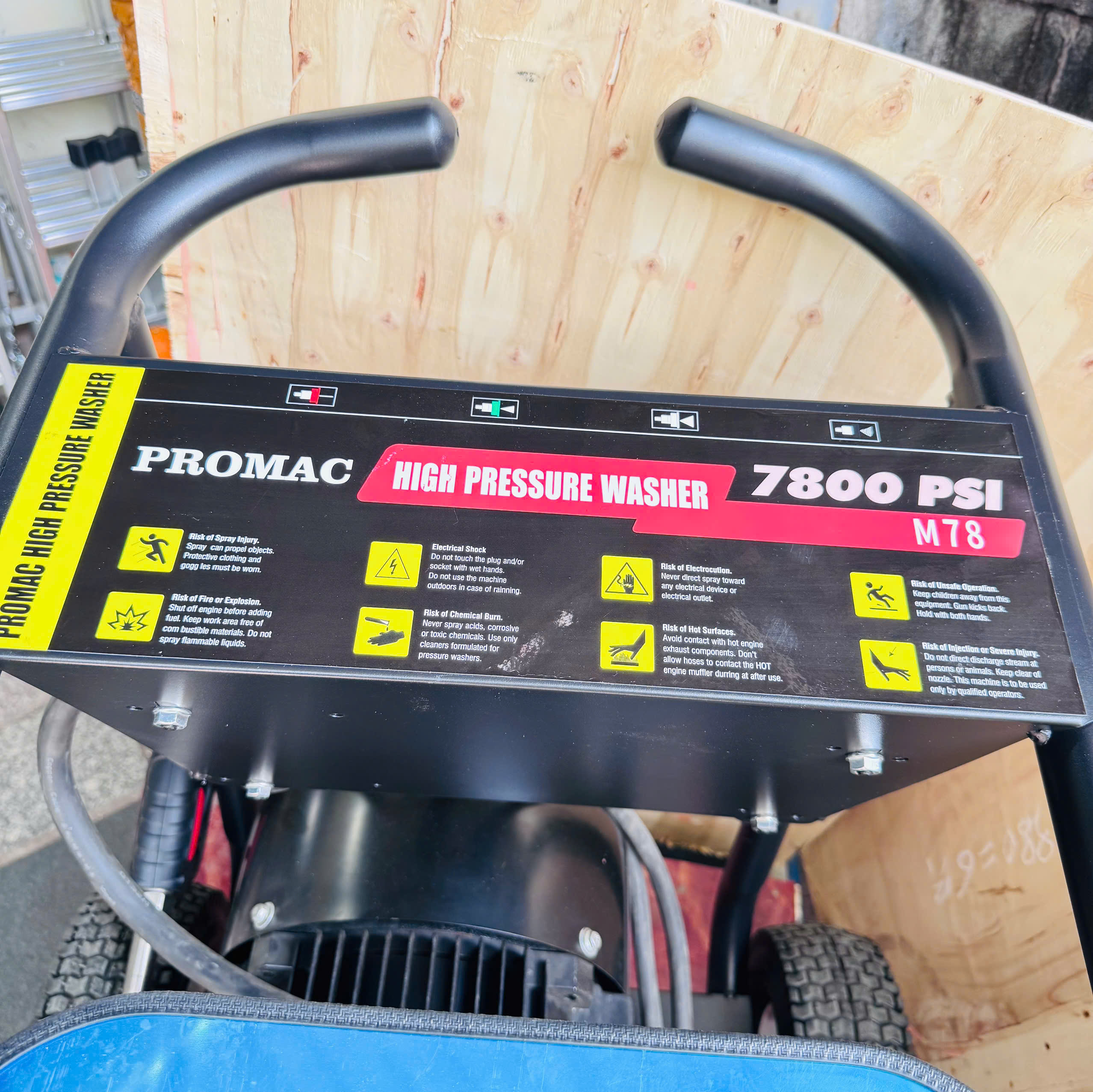 Máy phun áp lực 500bar Promac M78 - Ảnh 7