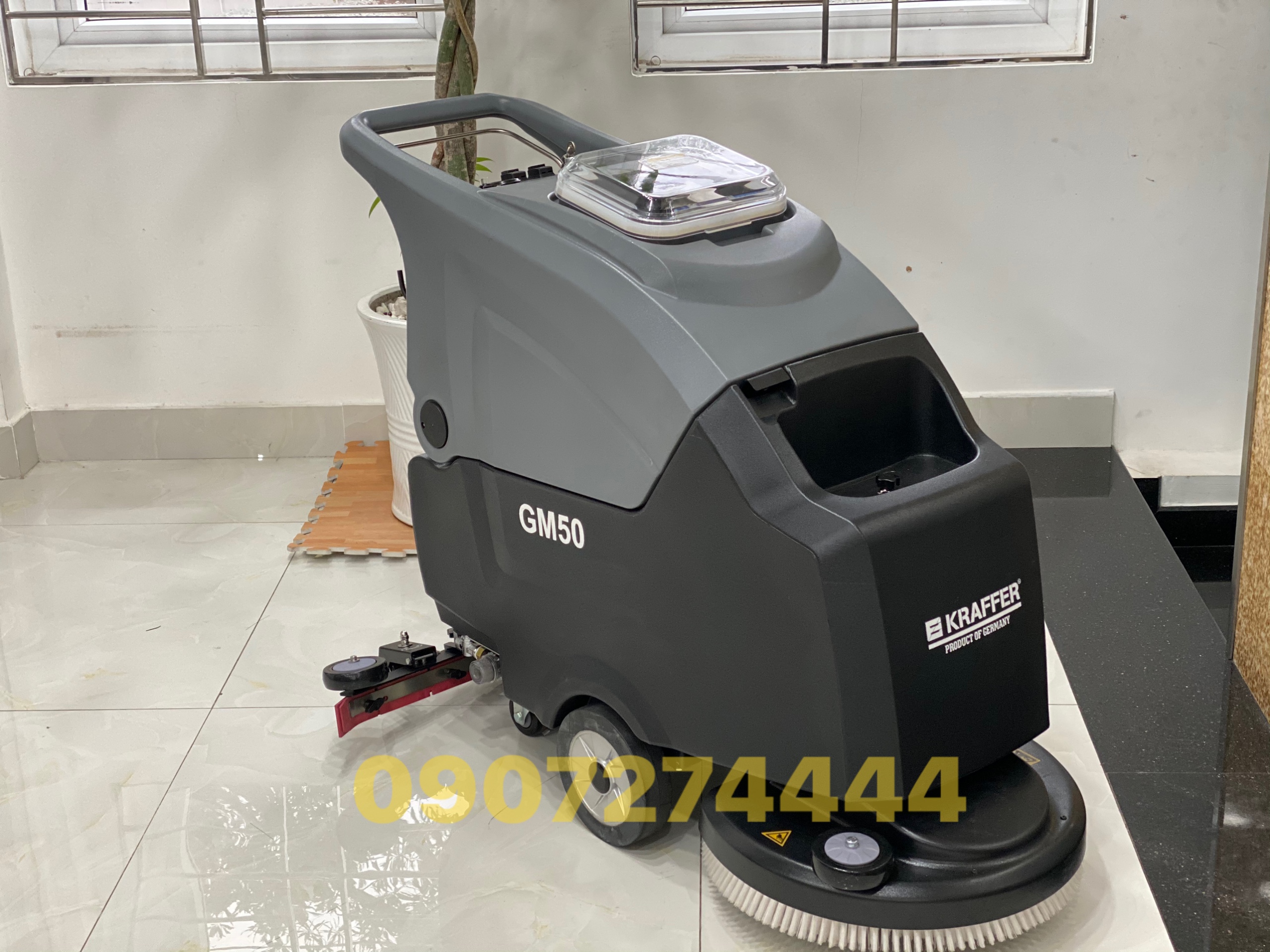 Máy chà sàn liên hợp Kraffer GM50 dùng điện - Ảnh 2