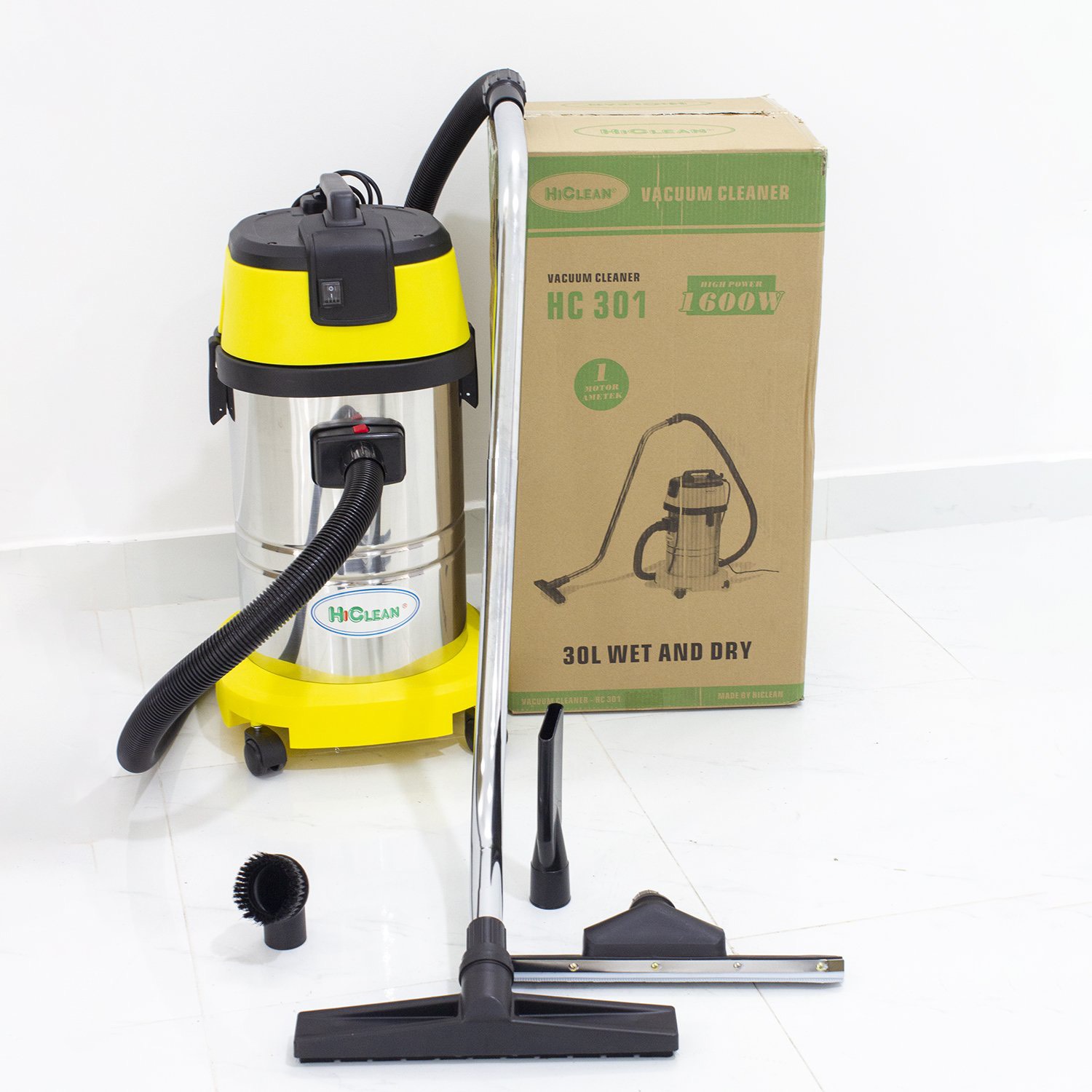 Máy hút bụi công nghiệp HICLEAN HC301 1600W 30Lit (01 motor) - Ảnh 3