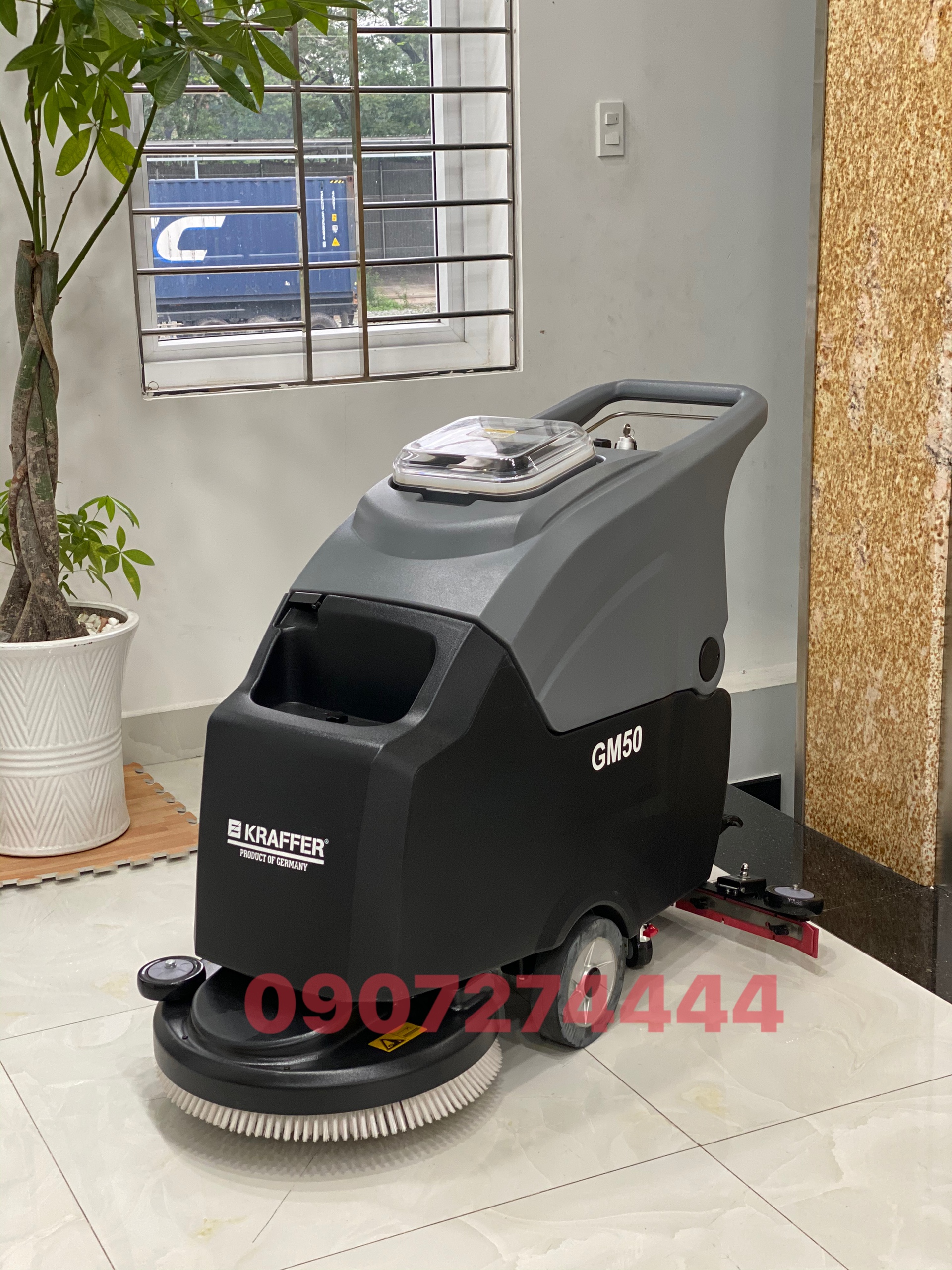 Máy chà sàn liên hợp Kraffer GM50 dùng điện - Ảnh 3