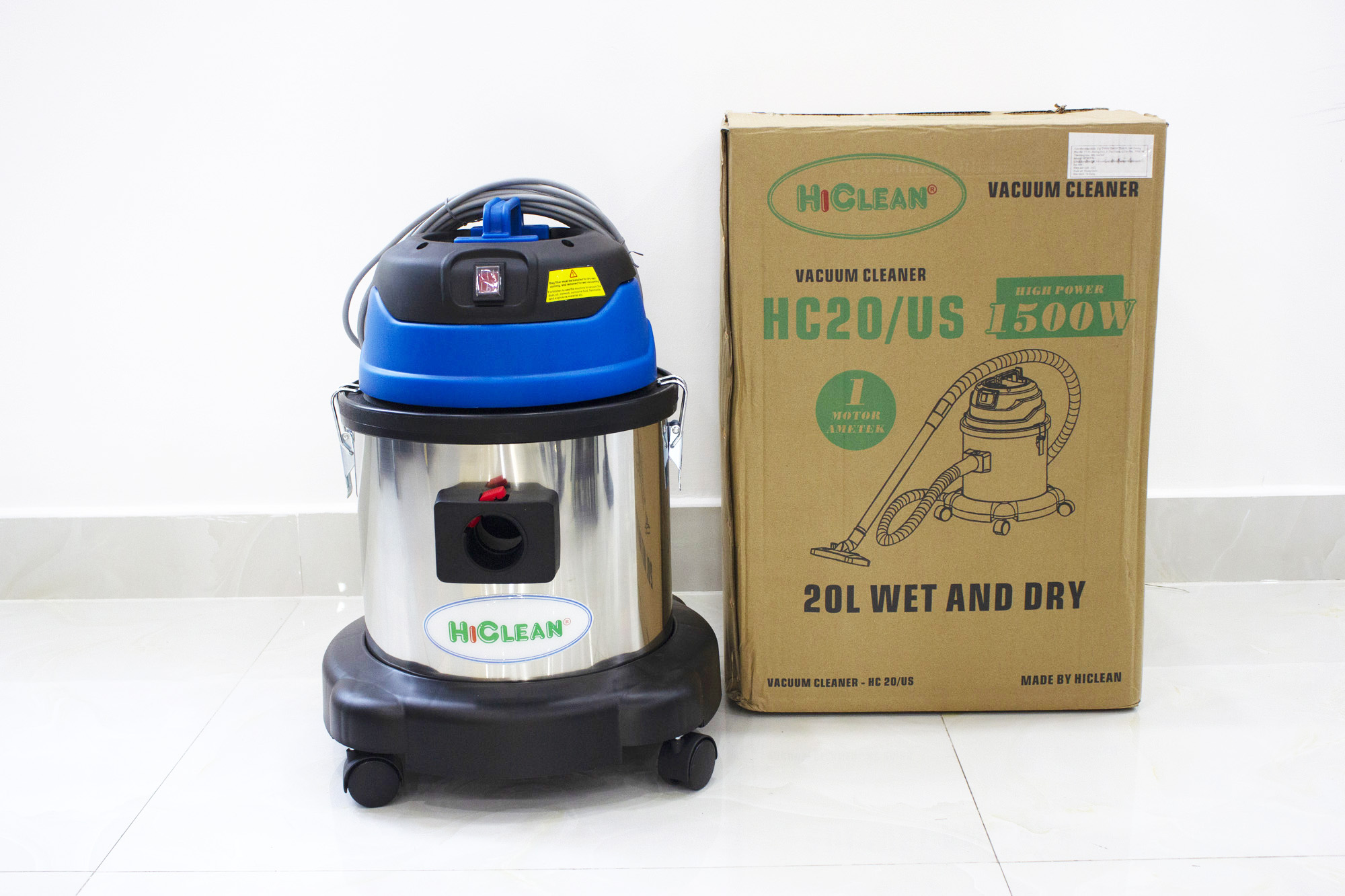 Máy hút bụi công nghiệp HiClean HC 20/US - Ảnh 9
